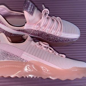 Steve madden Women's Maxima Rhinestone-Trim Trainer Sneakers